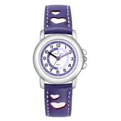 Certus Montre Fille<Montre Fille 647452 - Bracelet Cuir Violet
