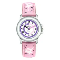 Certus Montre Fille<Montre Fille 647615 - Bracelet Cuir Rose Motifs Danseuses