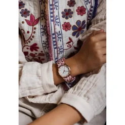 Millow Paris Montre Fille<Montre fille Classique - MIL3112 Bracelet Nylon leopard