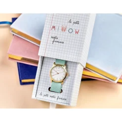 Millow Paris Montre Fille<Montre fille Classique - MIL465 Bracelet Nylon Vert menthe
