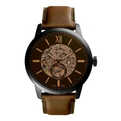 Fossil Montres Montre Automatique|Montre Cuir<Montre Fossil ME3155 - AUTOMATIC Cuir Marron