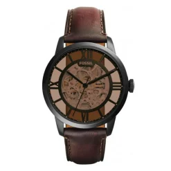 Fossil Montres Montre Automatique|Montre Cuir<Montre Fossil Townsman ME3098 - Montre Cuir Ronde