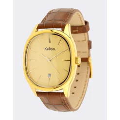 Kelton Montre Cuir|Montre Cuir<Montre Grande Colorama Or