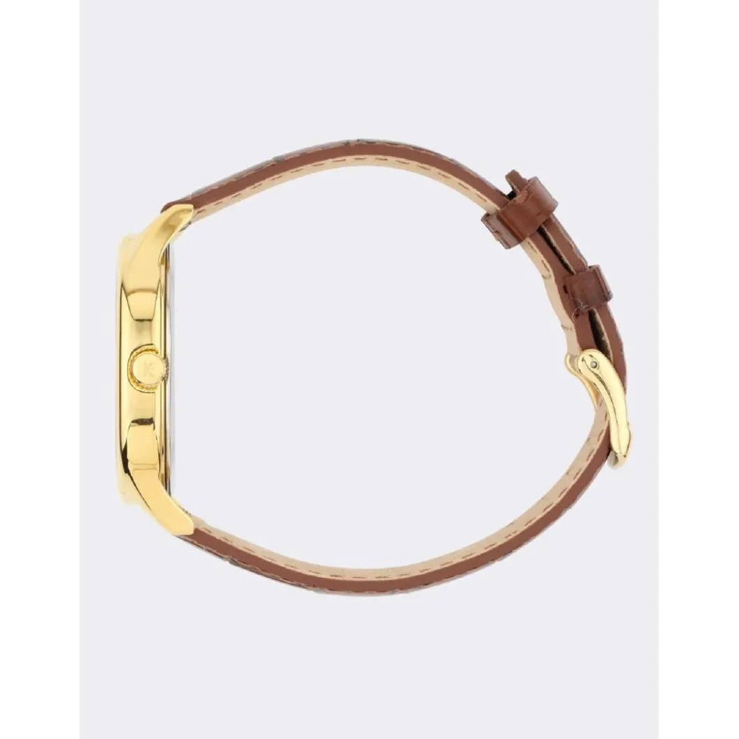 Kelton Montre Cuir|Montre Cuir<Montre Grande Colorama Or