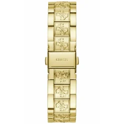 Guess Montre Acier<Montre W1280L2 - ANNA Boîtier acier doré brillant avec cristaux cadran doré bracelet acier doré brillant Femme
