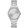 Guess Montre Acier<Montre W1280L1 - ANNA Boîtier acier brillant avec cristaux cadran argenté bracelet acier brillant Femme
