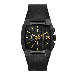 Diesel Montres Montre Cuir<Montre Homme Diesel DZ4645 - Bracelet Cuir Noir