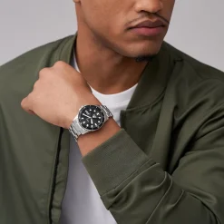 Fossil Montres Montre Acier<Montre Homme Fossil FS6032 - Bracelet Acier Acier