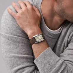 Fossil Montres Montre Cuir<Montre Homme Fossil FS6012 - Bracelet Cuir Marron