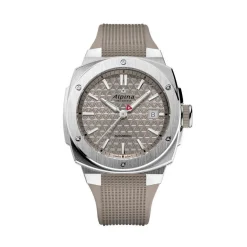 Alpina Montres Montre Automatique<Montre Homme ALPINA Alpiner - AL-525BG3AE6 Bracelet Caoutchouc Beige