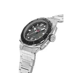 Alpina Montres Montre Automatique|Montre Acier<Montre Homme ALPINA Seastrong - AL-525G3VE6B Bracelet Acier Argent