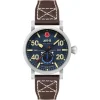 Avi-8 Montre Cuir<Montre Homme Dambuster 80Th Anniversary Royal British Legion Meca-Quatz Limited Edition - AV-4108-RBL-02 Bracelet Cuir Marron