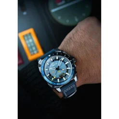 Avi-8 Montre Automatique|Montre Cuir<Montre Homme Hawker Hunter - AV-4122-05 Bracelet Cuir Bleu