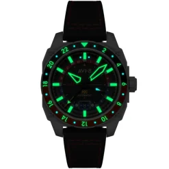 Avi-8 Montre Automatique|Montre Cuir<Montre Homme Hawker Hunter - AV-4122-01 Bracelet Cuir Noir