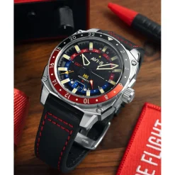 Avi-8 Montre Automatique|Montre Cuir<Montre Homme Hawker Hunter - AV-4122-01 Bracelet Cuir Noir