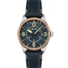 Avi-8 Montre Automatique|Montre Cuir<Montre Homme Spitfire Smith Automatic - AV-4090-05 Bracelet Cuir Bleu