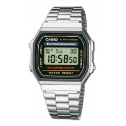 Casio Montre Acier<Montre Homme A168WA-1YES - Retro Vintage