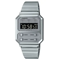 Casio Montre Acier<Montre Homme A100WE-7BEF - Bracelet Acier Argent