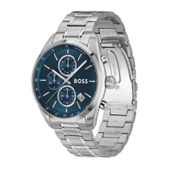 Boss Montre Acier<Montre Homme Grand Prix 44 - 1514226 Bracelet Acier Argent
