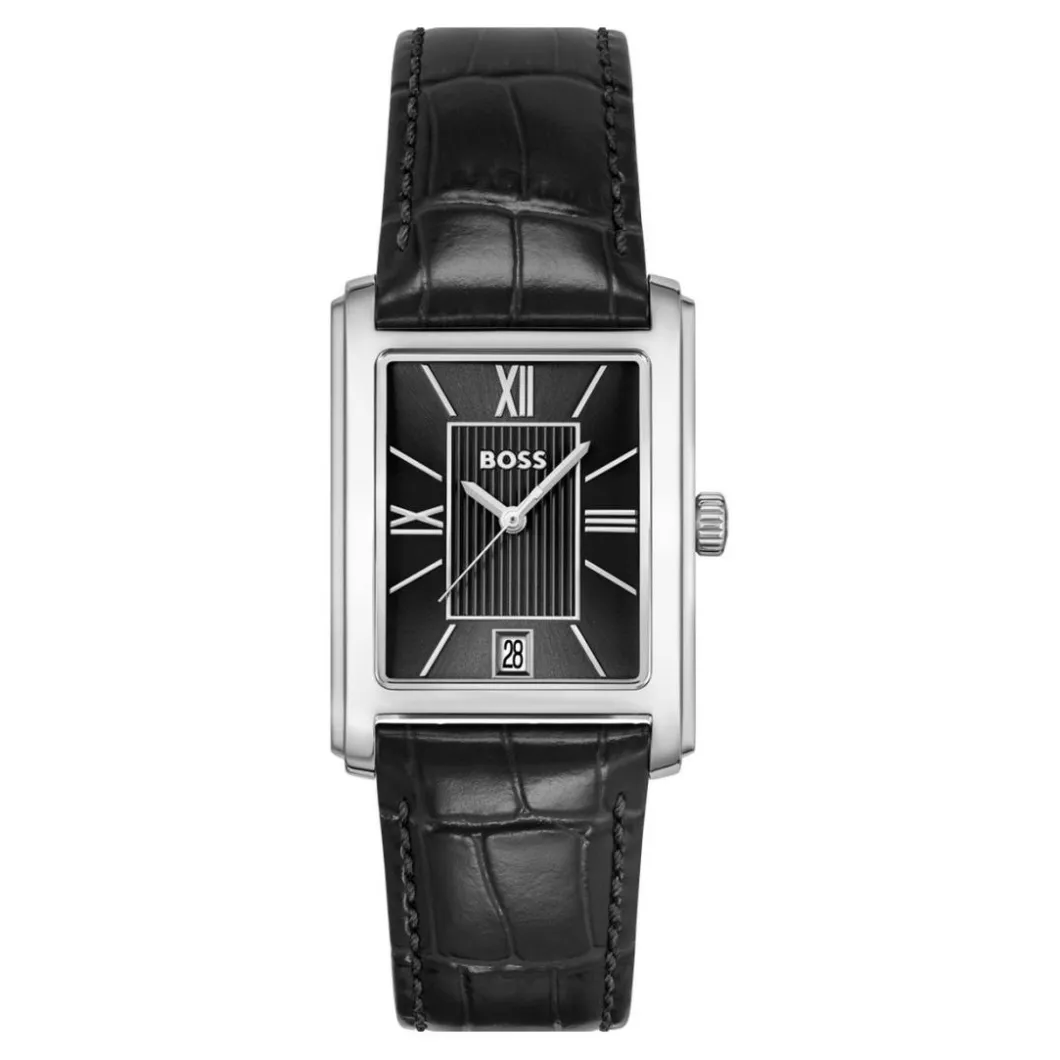 Boss Montre Cuir<Montre Homme Principle Dress - 1514277 Bracelet Cuir Noir