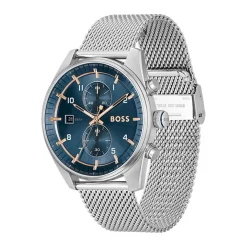 Boss Montre Acier<Montre Homme Skytraveller - 1514149 Bracelet Acier Argent
