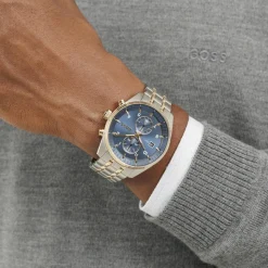 Boss Montre Acier<Montre Homme Skytraveller - 1514247 Bracelet Acier Argent