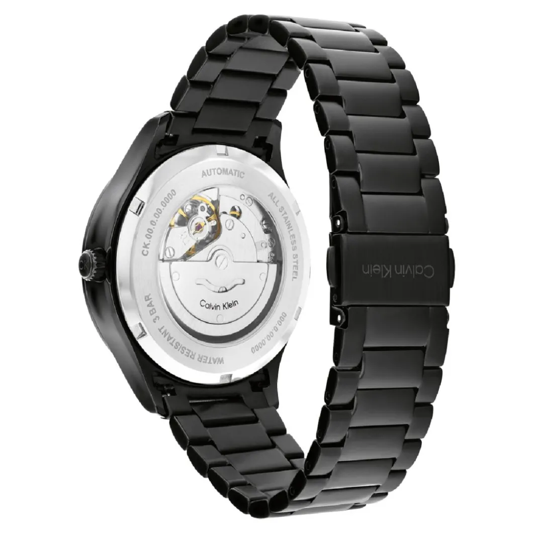 Calvin Klein Montres Montre Automatique<Montre Homme CK Iconic Automatic - 25300023 Bracelet Acier Noir