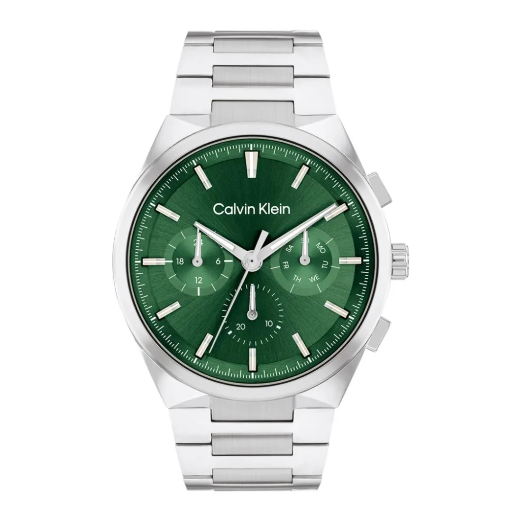 Calvin Klein Montres Montre Acier<Montre Homme Distinguish - 25200441 Bracelet Acier Argent