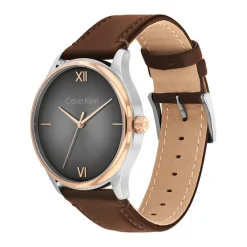 Calvin Klein Montres Montre Cuir<Montre Homme Ascend - 25200453 Bracelet Cuir Marron