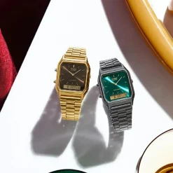 Casio Montre Acier<Montre Homme Vintage Collection - AQ-230EGG-3AEF