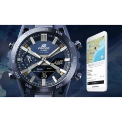 Casio Montre Acier<Montre Homme Edifice - ECB-2000CB-2AEF Bracelet Acier Bleu
