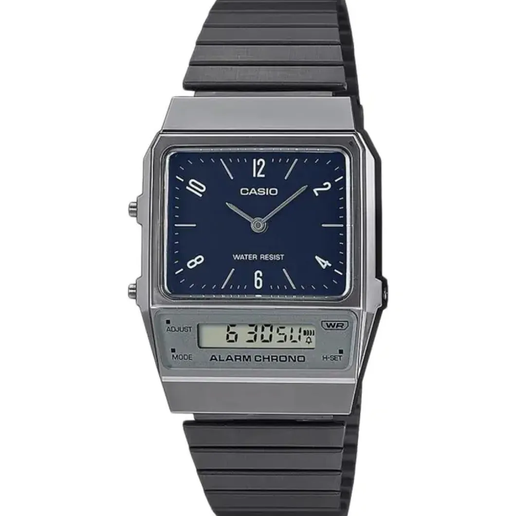 Casio Montre Acier<Montre Homme Vintage Edgy - AQ-800EB-2AEF Bracelet Acier