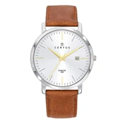 Certus Montre Cuir<Montre Homme - 611197 Bracelet Marron