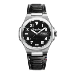 Eden Park montres Montre Cuir<Montre Homme Eden Park - EP13245A14 Bracelet Cuir Noir
