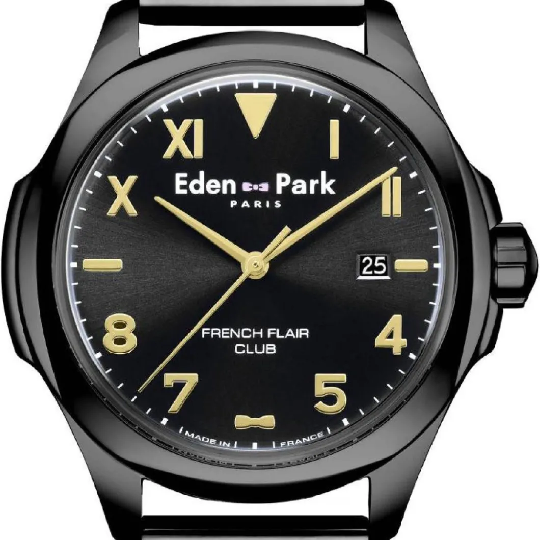 Eden Park montres Montre Acier<Montre Homme Eden Park - EP12201N14TBN Bracelet Acier Noir
