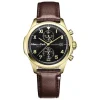 Eden Park montres Montre Cuir<Montre Homme Eden Park Club - EP23201P14BR Bracelet Cuir Marron
