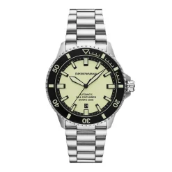 Emporio Armani Montres Montre Acier|Montre Automatique<Montre Homme Emporio Armani Sea Explorer - AR60083 Bracelet Acier Acier