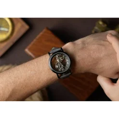 Earnshaw Montre Automatique|Montre Cuir<Montre Homme ES-8225-07 - Fowler Bridge Skeleton Automatic