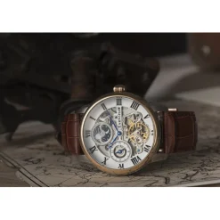 Earnshaw Montre Automatique|Montre Cuir<Montre Homme ES-8006-08 - Longitude