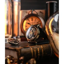 Earnshaw Montre Automatique|Montre Cuir<Montre Homme ES-8225-04 - Fowler Bridge Skeleton Automatic