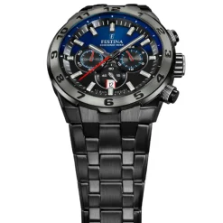Festina Montre Acier<Montre Homme - F20673-1 Bracelet Acier Noir