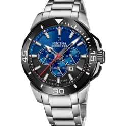 Festina Montre Acier<Montre Homme - F20641-C Bracelet Acier Argent