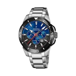 Festina Montre Acier<Montre Homme - F20641-C Bracelet Acier Argent