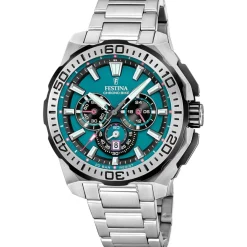 Festina Montre Acier<Montre Homme Chrono Bike - F20724-6 Bracelet Acier Argent