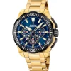 Festina Montre Acier<Montre Homme Chrono Bike - F20727-1 Bracelet Acier Doré