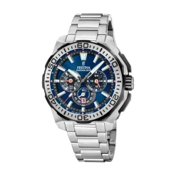 Festina Montre Acier<Montre Homme Chrono Bike - F20724-2 Bracelet Acier Argent