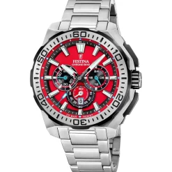 Festina Montre Acier<Montre Homme Chrono Bike - F20724-5 Bracelet Acier Argent