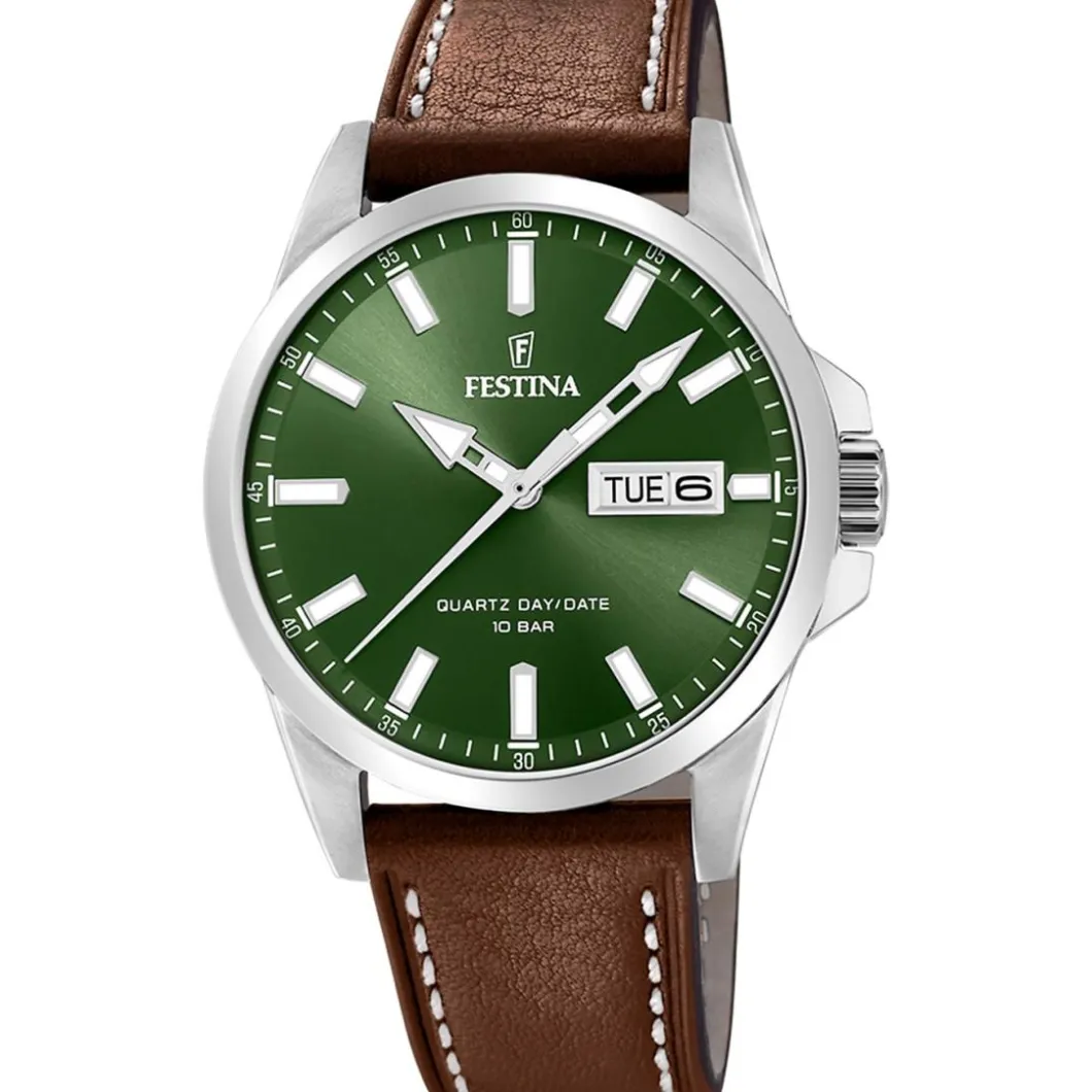 Festina Montre Cuir<Montre Homme Correa Clasico - F20358-5 Bracelet Cuir Marron