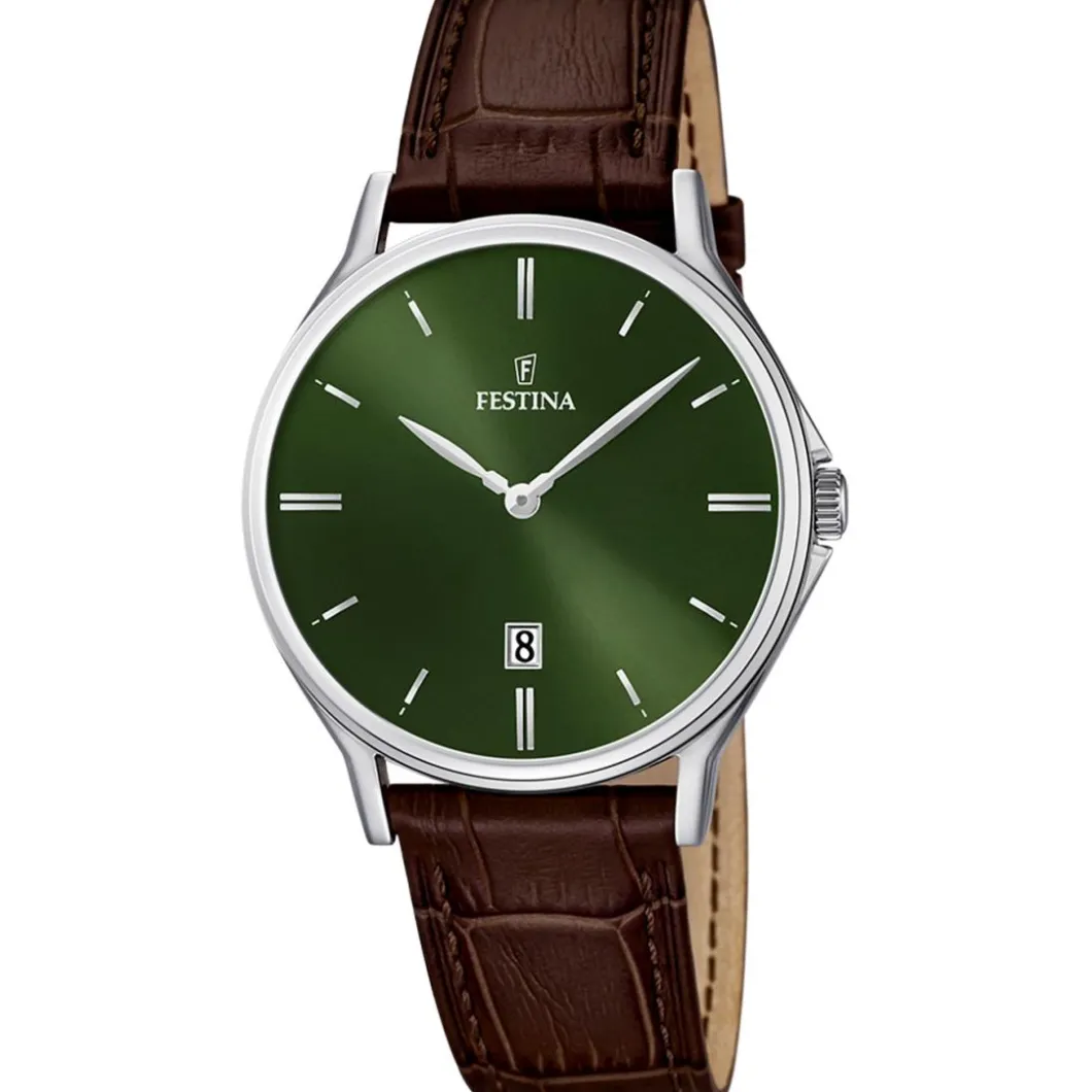 Festina Montre Cuir<Montre Homme Correa Clasico - F16745-6 Bracelet Cuir Marron