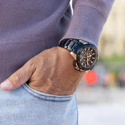 Festina Montre Acier<Montre Homme Special Editions - F20645-1 Noir et Doré Rose